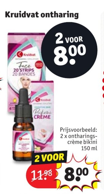 Kruidvat Ontharing aanbieding