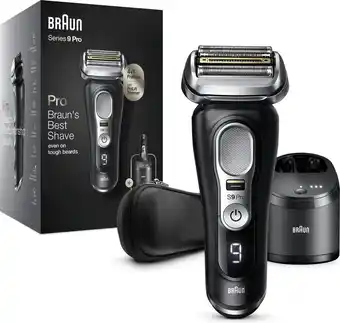 Bol.com Braun series 9 pro 9460cc - elektrisch scheerapparaat mannen - wet & dry - met smartcare center aanbieding
