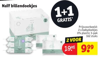 Kruidvat Naïf billendoekjes aanbieding