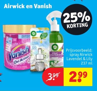 Kruidvat Airwick en Vanish aanbieding
