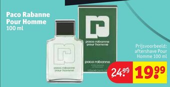 Kruidvat Paco Rabanne Pour Homme 100 ml aanbieding