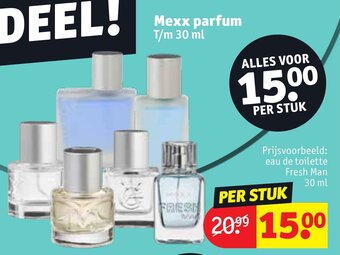 Kruidvat Mexx parfum aanbieding