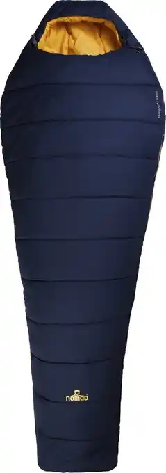 Bol.com Nomad inca 1200 slaapzak | blauw | gevoerde capuchon | gevoerde tochtstrook aanbieding