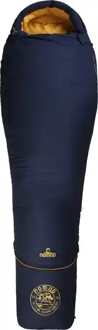 Bol.com Nomad inca junior (l) mummy slaapzak | blauw | lengte verstelbaar | capuchon met gevoerde koordtunnel aanbieding