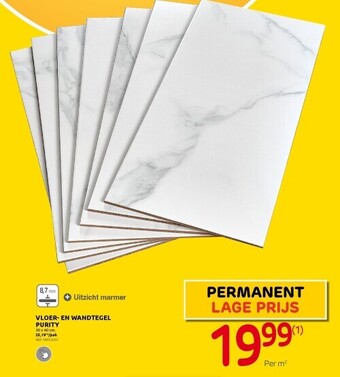 Brico Vloer- en wandtegel purity aanbieding