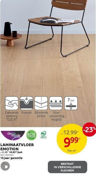 Brico Laminaatvloer emotion aanbieding