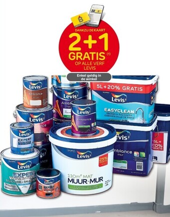 Brico Op alle verf levis aanbieding