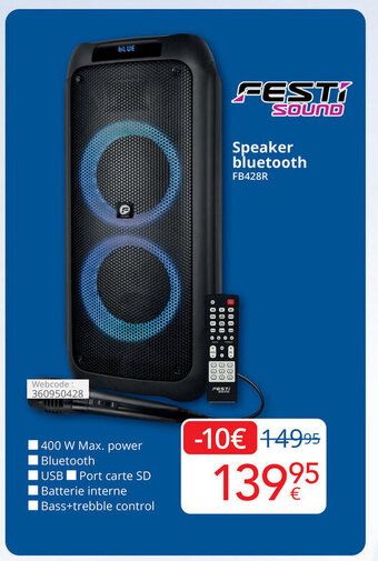 Eldi Speaker bluetooth aanbieding