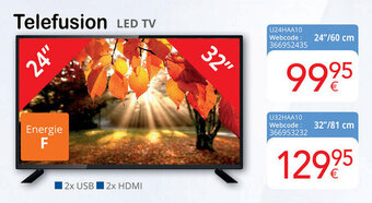 Eldi Telefusion LED TV 32" aanbieding