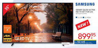 Eldi SAMSUNG SMART QLED ULTRA HD TV 55" / 139 cm aanbieding