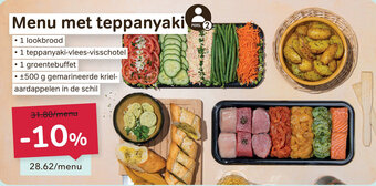 Bon Ap Menu met teppanyaki aanbieding