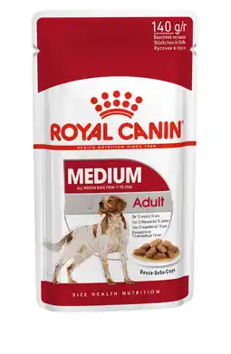AVEVE Natvoer voor honden shn medium adult pouch 10x 140 g aanbieding