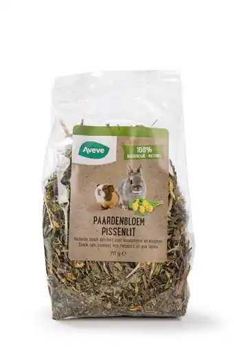 AVEVE Snack voor knaagdieren 70 g paardenbloem aanbieding