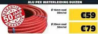 Bouwcenter Frans Vlaeminck Alu pex waterleiding buizen aanbieding