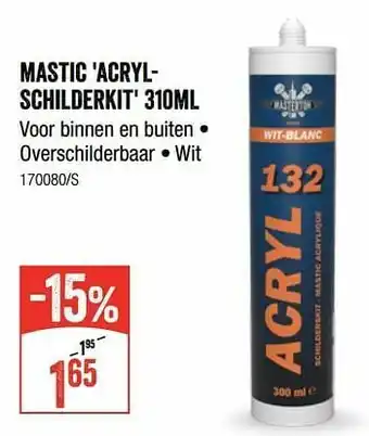 HandyHome Mastic acrylschilderkit aanbieding