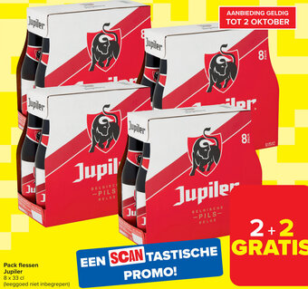 Carrefour Market Jupiler Pack flessen 8 x 33 cl aanbieding