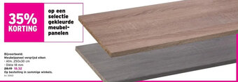 GAMMA Meubelpaneel vergrijsd eiken 250 x 30cm aanbieding