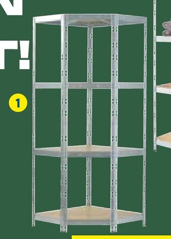 Lidl Metalen opbergrek 90 x 180 x 40 cm aanbieding
