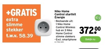 GAMMA Niko home control startkit energie aanbieding