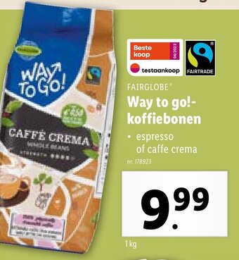 Way to go! koffiebonen 1 kg