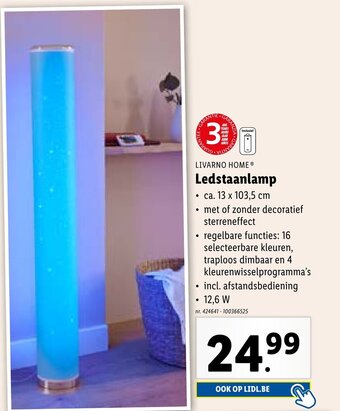 Ledstaanlamp 13 x 103,5 cm