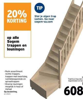 GAMMA Op alle sogem trappen en leuningen aanbieding