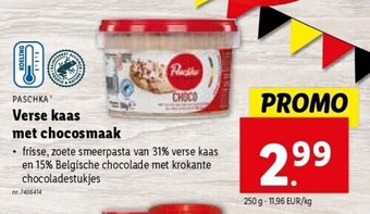 Lidl Verse kaas met chocosmaak 250 g aanbieding