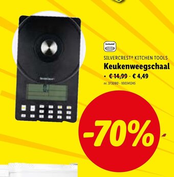 Lidl Keukenweegschaal aanbieding