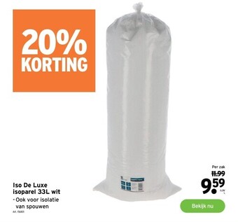 GAMMA Iso de luxe isoparel 33l wit aanbieding
