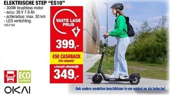 Hubo Elektrische step “es10” aanbieding
