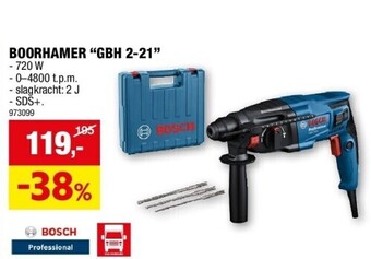 Hubo Boorhamer “gbh 2-21” aanbieding
