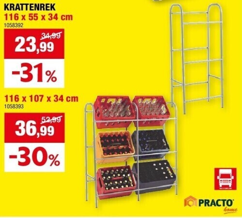 Hubo Krattenrek 116 x 55 x 34 cm aanbieding