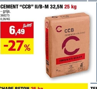 Hubo Cement “ccb” ii/b-m 32,5n 25 kg aanbieding