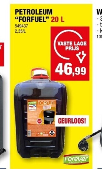 Hubo Petroleum “forfuel” 20 l aanbieding