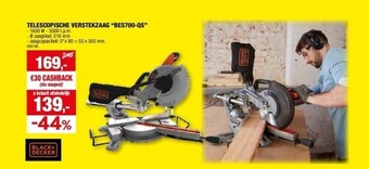 Hubo Telescopische verstekzaag “bes700-qs” aanbieding