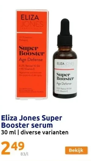 Action Eliza jones super booster serum aanbieding