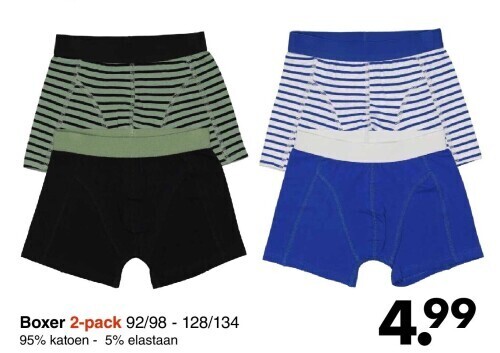 Wibra Boxer 2-pack aanbieding