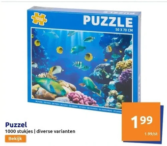 Action Puzzel aanbieding