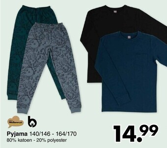 Wibra Pyjama aanbieding
