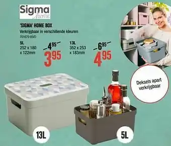 HandyHome Sigma home box aanbieding