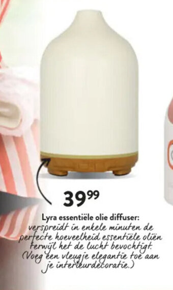 Lyra essentiële olie diffuser