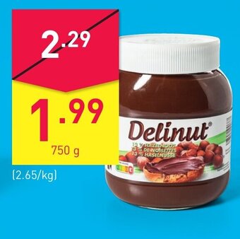 Delinut 13% HAZELNOOT 750 g