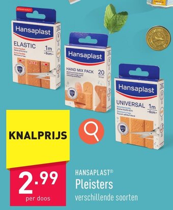 ALDI HANSAPLAST Pleisters aanbieding