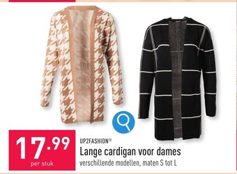 ALDI Lange cardigan voor dames aanbieding