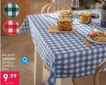 ALDI HOME CREATION Tafellaken 130 x 130 130 x 130 cm, verschillende aanbieding