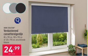 ALDI HOME CREATION Verduisterend cassetterolgordijn 80 x 190 cm, 100 x 190 cm of 120 x 190 cm, verschillende kleuren aanbieding