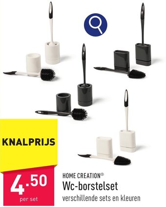 ALDI HOME CREATION Wc-borstelset verschillende sets en kleuren aanbieding