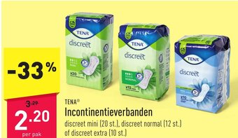 ALDI TENA Incontinentieverbanden aanbieding