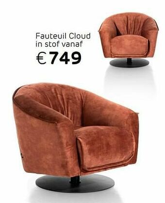 Henders & Hazel Fauteuil cloud in stof aanbieding