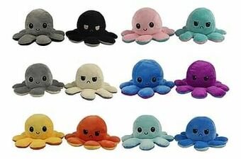 Dreamland Octopus knuffel omkeerbaar Octomoody aanbieding